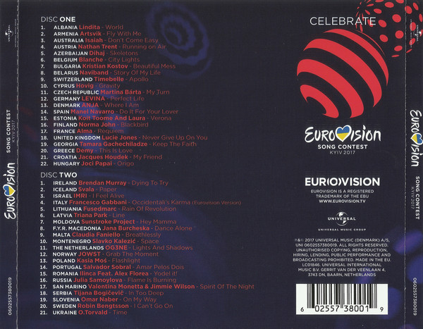 Eurovision Song Contest 2017; Kyiv celebrate Diversity : Back